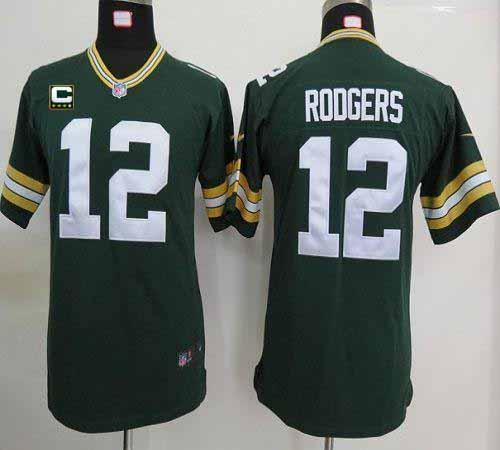 Jerseys Factory Cheap Nike Packers #12 Aaron Rodgers Green Team