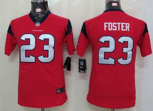 Jerseys Factory Cheap Nike Texans #23 Arian Foster Red Alternate