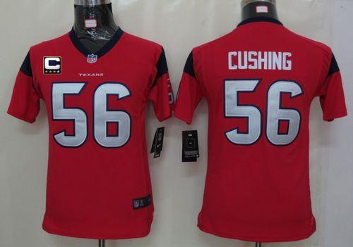 Jerseys Factory Cheap Nike Texans #56 Brian Cushing Red Alternat