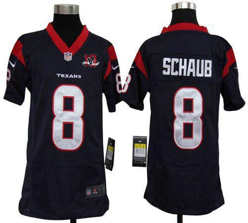 Jerseys Factory Cheap Nike Texans #8 Matt Schaub Navy Blue Team