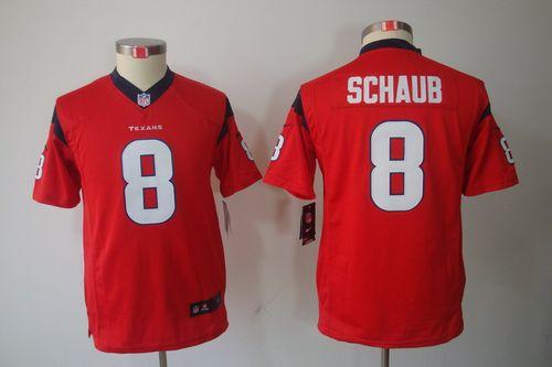 Jerseys Factory Cheap Nike Texans #8 Matt Schaub Red Alternate Y