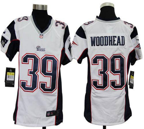 Jerseys Factory Cheap Nike Patriots #39 Danny Woodhead White You