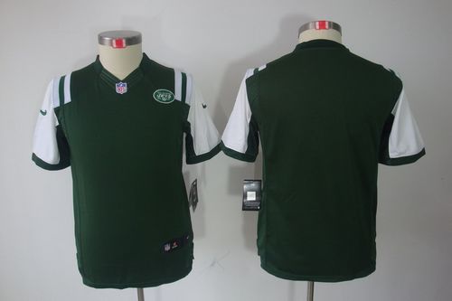 Jerseys Factory Cheap Nike Jets Blank Green Team Color Youth Emb