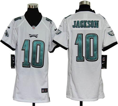 Jerseys Factory Cheap Nike Eagles #10 DeSean Jackson White Youth