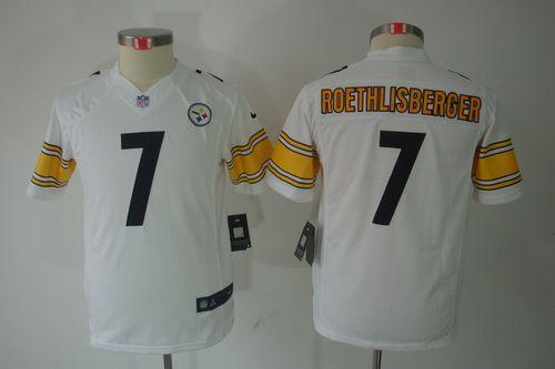 Jerseys Factory Cheap Nike Steelers #7 Ben Roethlisberger White
