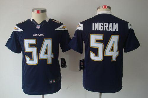 Jerseys Factory Cheap Nike Chargers #54 Melvin Ingram Navy Blue