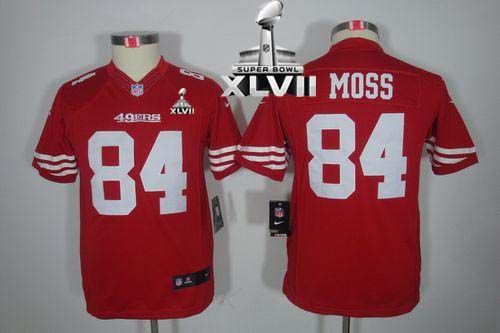 Jerseys Factory Cheap Nike 49ers #84 Randy Moss Red Team Color Y