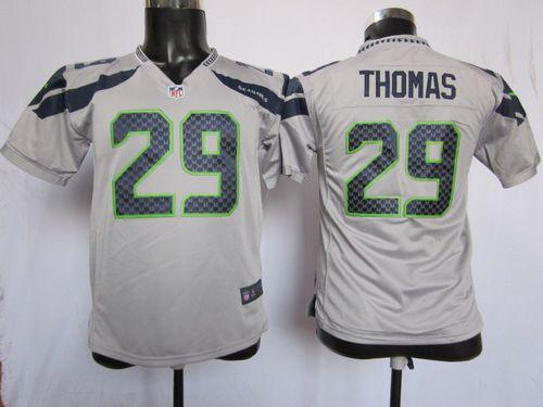 Jerseys Factory Cheap Nike Seahawks #29 Earl Thomas Grey Alterna