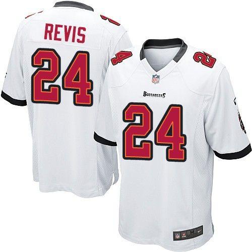 Jerseys Factory Cheap Nike Buccaneers #24 Darrelle Revis White Y