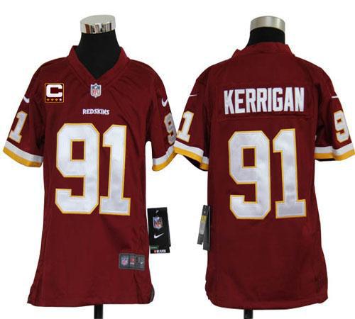 Jerseys Factory Cheap Nike Redskins #91 Ryan Kerrigan Burgundy R