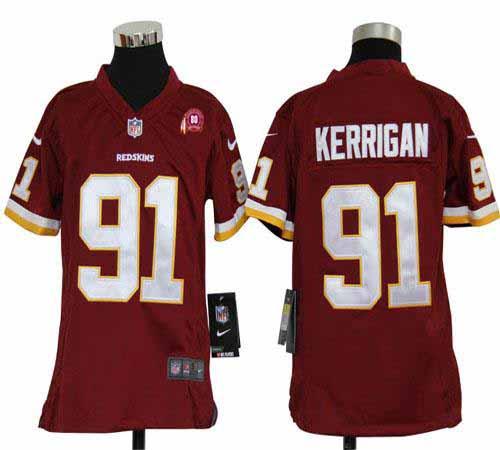 Jerseys Factory Cheap Nike Redskins #91 Ryan Kerrigan Burgundy R