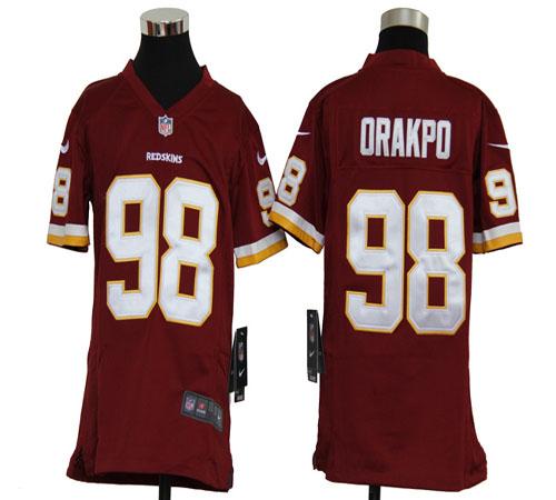 Jerseys Factory Cheap Nike Redskins #98 Brian Orakpo Burgundy Re