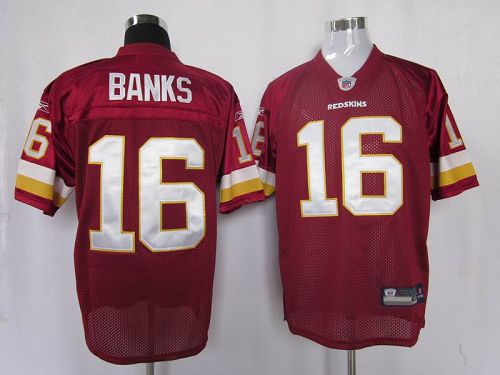 Jerseys Factory Cheap Redskins #16 Brandon Banks Red Stitched NF