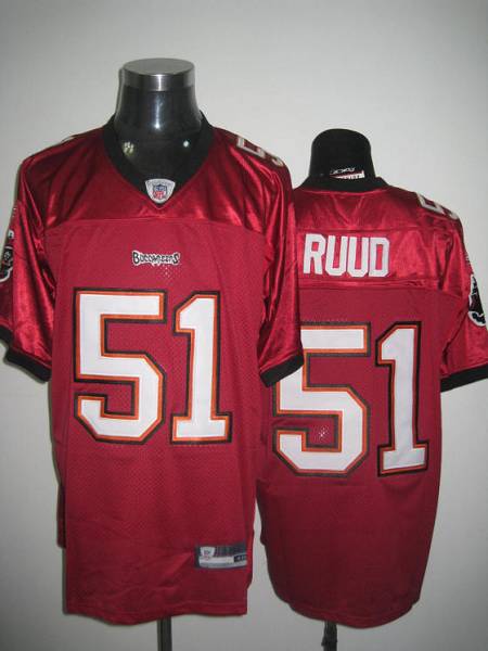 Jerseys Factory Cheap Buccaneers #51 Barrett Ruud Stitched Red N