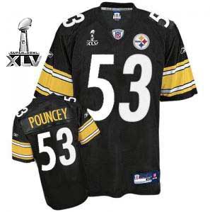 Jerseys Factory Cheap Steelers #53 Maurkice Pouncey Black Super