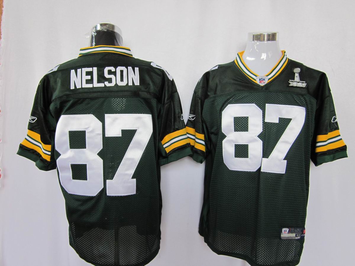 Jerseys Factory Cheap Packers #87 Jordy Nelson Green Super Bowl