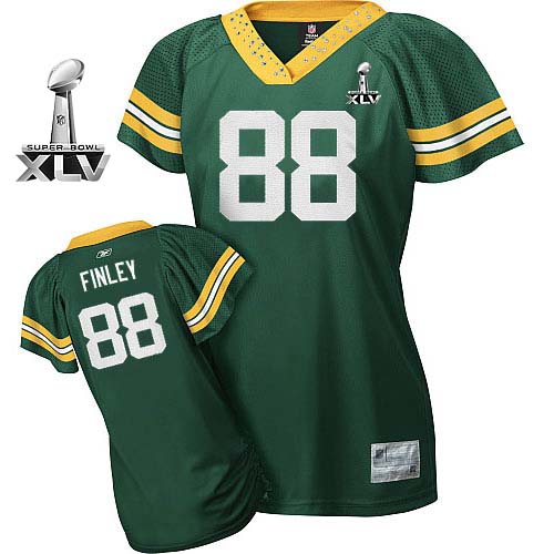Jerseys Factory Cheap Packers #88 Jermichael Finley Green Women'