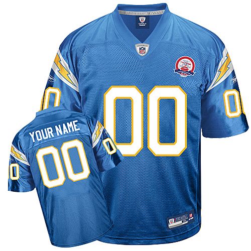 Jerseys Factory Cheap Chargers Personalized Authentic Baby Blue