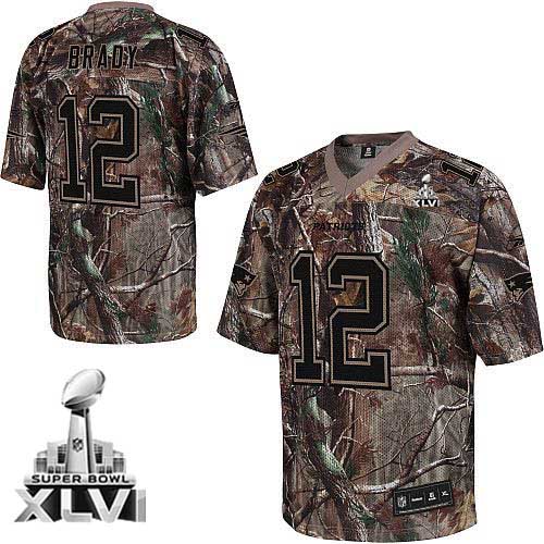 Jerseys Factory Cheap Patriots #12 Tom Brady Camouflage Realtree