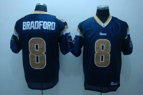 Jerseys Factory Cheap Rams #8 Draft Player Sam Bradford Stitched