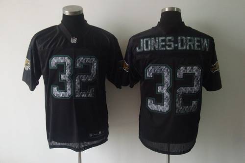 Jerseys Factory Cheap Sideline Black United Jaguars #32 Jones-Dr