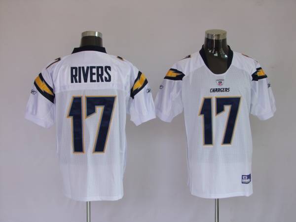 Jerseys Factory Cheap Chargers Phillip Rivers #17 Stitched White