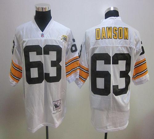 Jerseys Factory Cheap 60TH Mitchell And Ness Steelers #63 Dermon