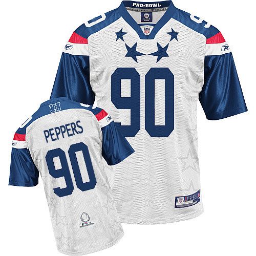 Jerseys Factory Cheap Bears #90 Julius Peppers 2011 White and Bl