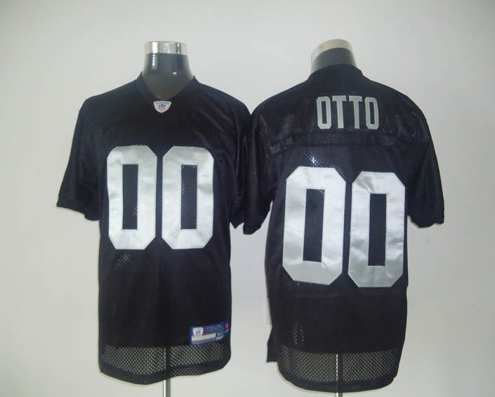 Jerseys Factory Cheap Raiders #0 Jim Otto Black Stitched NFL Jer