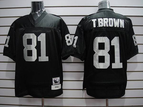 Jerseys Factory Cheap Mitchell and Ness Raiders #81 Tim Brown St