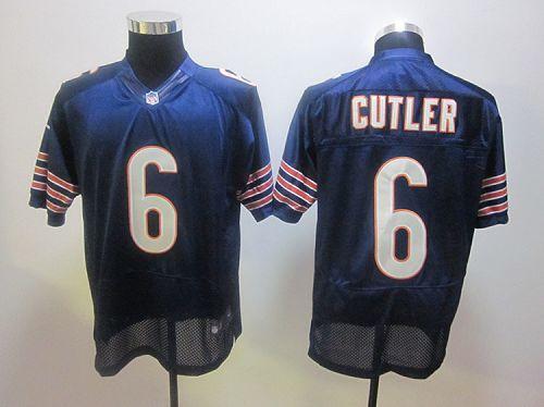Jerseys Factory Cheap Nike Bears #6 Jay Culter Blue Stitched NFL