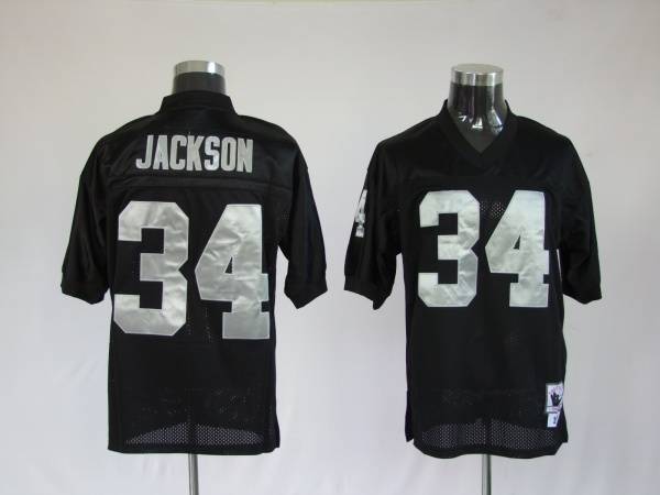 Jerseys Factory Cheap Mitchell and Ness Raiders Bo Jackson #34 S