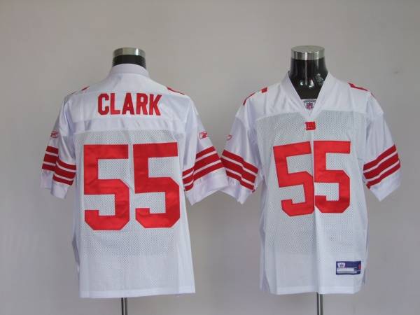 Jerseys Factory Cheap Giants #55 Danny Clark Stitched White NFL