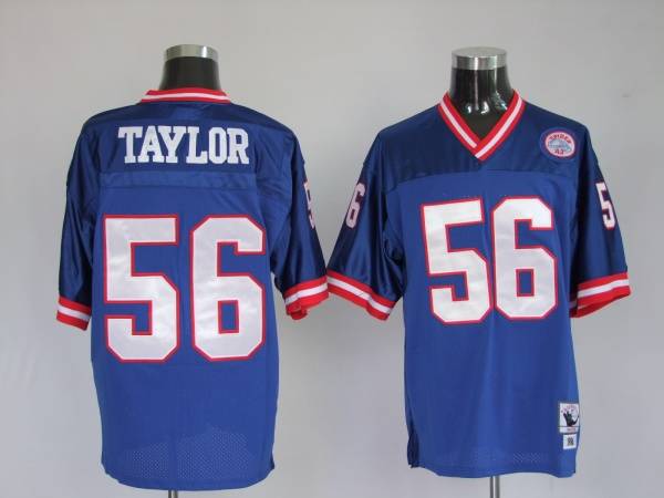 Jerseys Factory Cheap Mitchell and Ness Giants #56 Lawrence Tayl