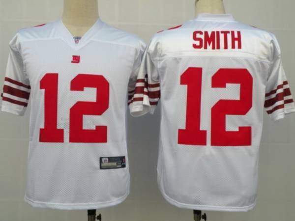 Jerseys Factory Cheap Giants #12 Steve Smith Stitched White NFL