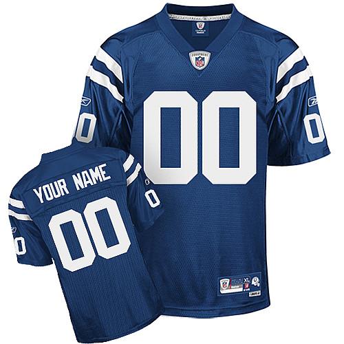 Jerseys Factory Cheap Colts Personalized Authentic Blue NFL Jers