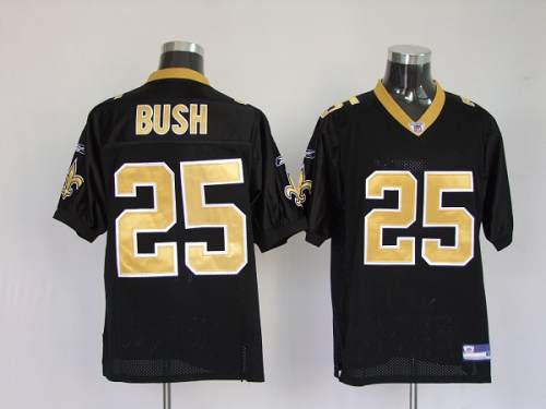 Jerseys Factory Cheap Saints #25 Reggie Bush Black Stitched NFL