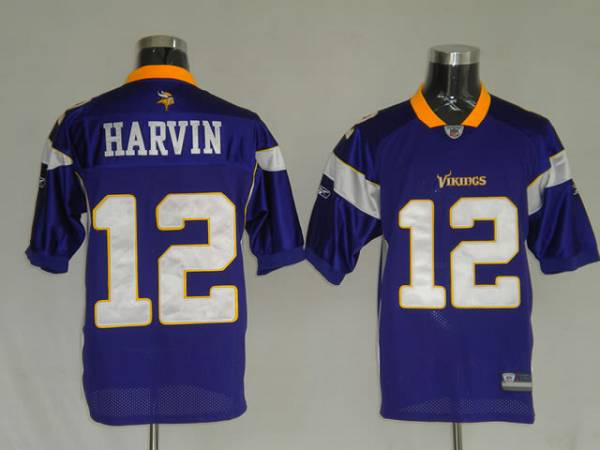 Jerseys Factory Cheap Vikings #12 Percy Harvin Purple Stitched N