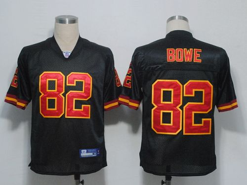 Jerseys Factory Cheap Chiefs #82 Dwayne Bowe Black Stitched NFL