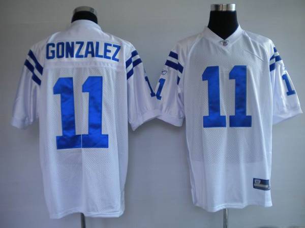Jerseys Factory Cheap Colts #11 Anthony Gonzalez White Stitched