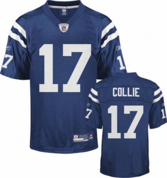 Jerseys Factory Cheap Colts #17 Austin Collie Blue Stitched NFL