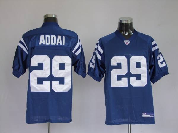 Jerseys Factory Cheap Colts #29 Joseph Addai Blue Stitched NFL J