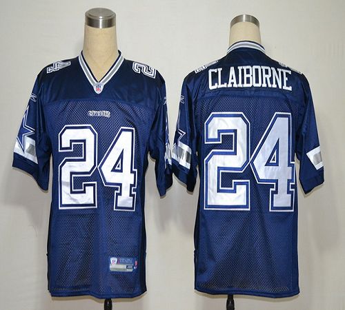 Jerseys Factory Cheap Cowboys #24 Morris Claiborne Blue Stitched