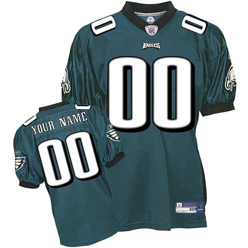 Jerseys Factory Cheap Eagles Personalized Authentic Green NFL Je