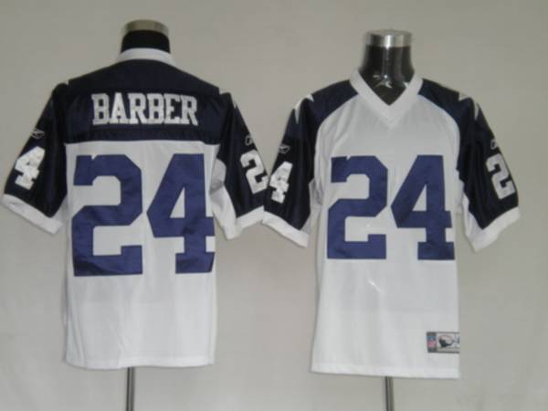 Jerseys Factory Cheap Cowboys #24 Marion Barber White Thanksgivi