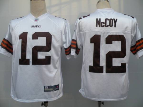 Jerseys Factory Cheap Browns #12 Colt McCoy White Stitched NFL J