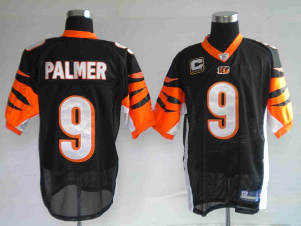 Jerseys Factory Cheap Bengals #9 Carson Palmer Black Stitched NF