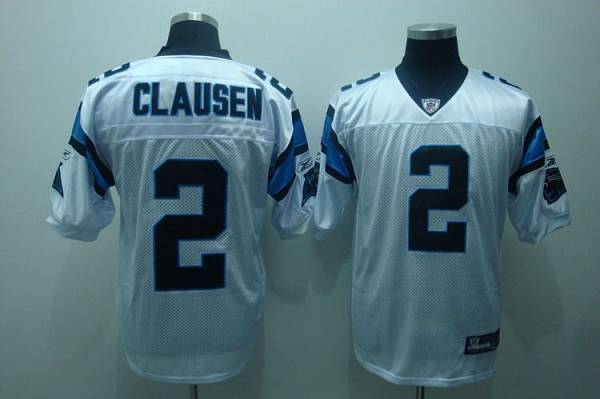 Jerseys Factory Cheap Panthers #2 Jimmy Clausen White Stitched N