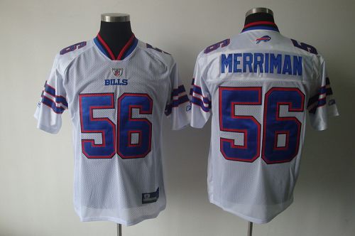 Jerseys Factory Cheap Bills #56 Shawne Merriman White 2011 New S