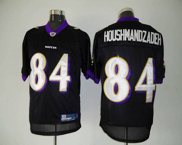 Jerseys Factory Cheap Ravens #84 Touraj Houshmandzadeh Black Sti